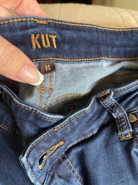 Kut from the Kloth High-Rise Dark Blue Jeans